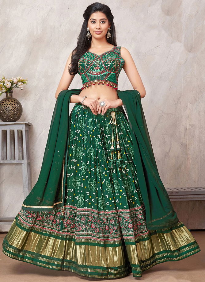 Ishanvi Ethnic Wear Wholesale Crape Lehenga Choli Collection